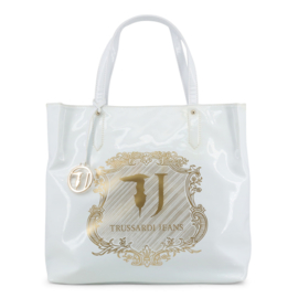 Trussardi Luxe Shoptas Wit