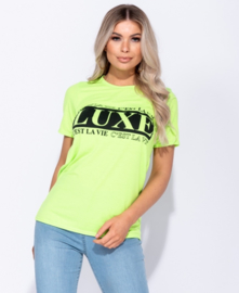 Neon T-shirt "Luxe"