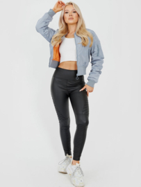 Graublaue Bomberjacke