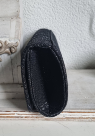 Kerst Clutch Zwart Glitter