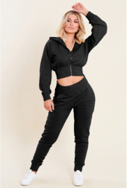 Black Loungewear Set