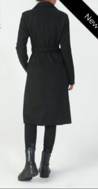 Schwarzer Trenchcoat "Militär Stil"