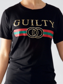 Zwarte T-Shirt "GuiltyLogo"