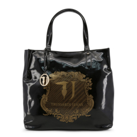 Black Gold Trussardi  Luxe Shoppingbag Black