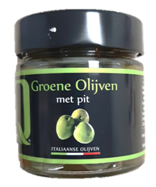 Groene nocellara olijven 260g