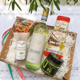 Italiaans cadeaupakket witte wijn