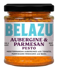 Belazu aubergine en Parmezaanse kaas pesto 165G