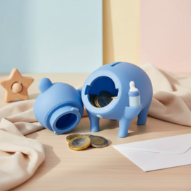 Spaarvarkentje Spaarpot - Jongetjes(Blauw)