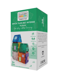 Cleverclixx Brick Tiles Pack Intense |16 stuks