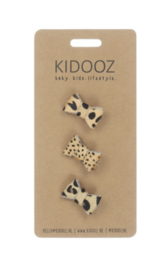 KIDOOZ Set haarspeldjes strik leo dot-cheetah-leopard