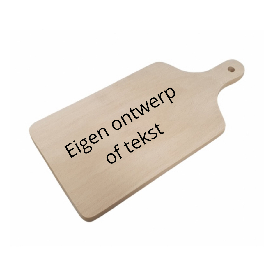 Borrelplank (eigen tekst of afbeelding)
