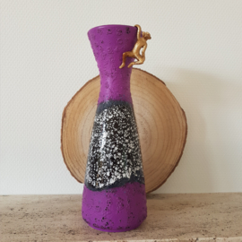 Vintage West Germany vaas - Dümler & Breiden - Violet Paars
