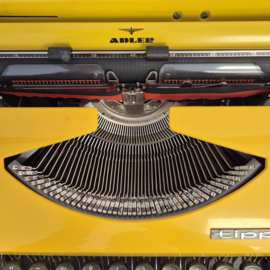 Vintage typemachine Adler Tippa – Geel