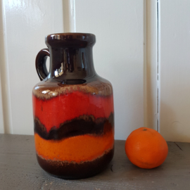 Vintage West Germany  Scheurich fat lava oorvaas