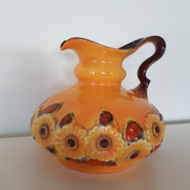 Vintage vaas geel - Sunflower