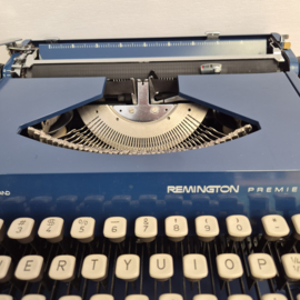 Vintage typemachine Sperry Rand Remington Premier – Blauw