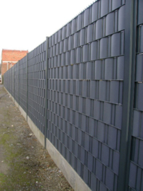 "Doorweeflint Zwart – 190 mm | Perfect voor Privacy in Draadpanelen & Staalmatten"