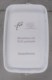 Betonhars ral 7016 antraciet per 2,5L