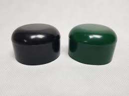 "Paaldop Ø60 mm – Zwart PVC | Duurzaam & UV-bestendig"