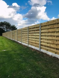 "Betonpaal 220 cm (Gleuf/Rabat) – Duurzaam en Robuust voor Tuinschermen"