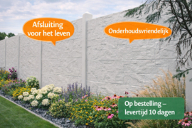 Betonplaat Flagstone 199 x 38,5 x 3,2 cm