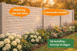 Betonplaat Fels 199 x 38,5 x 3,2 cm