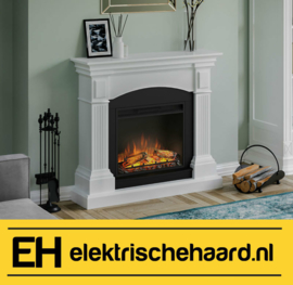 Tagu Magna wit - Elektrische haard met schouw