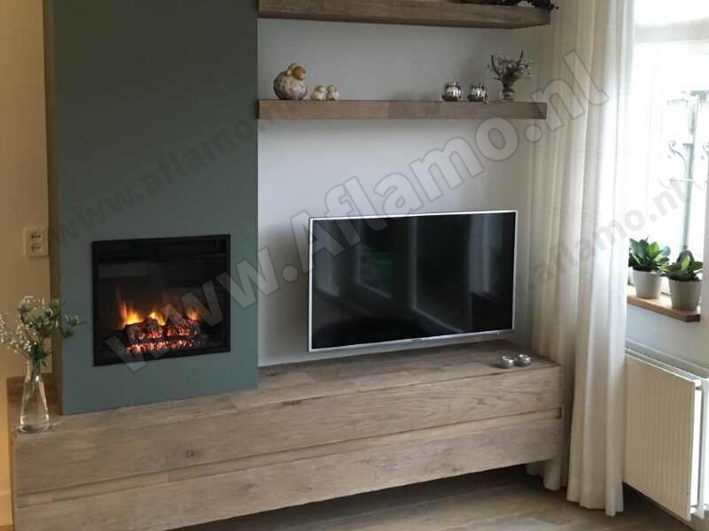 Elektrische inbouwhaard 58 x 50cm - Aflamo LED60