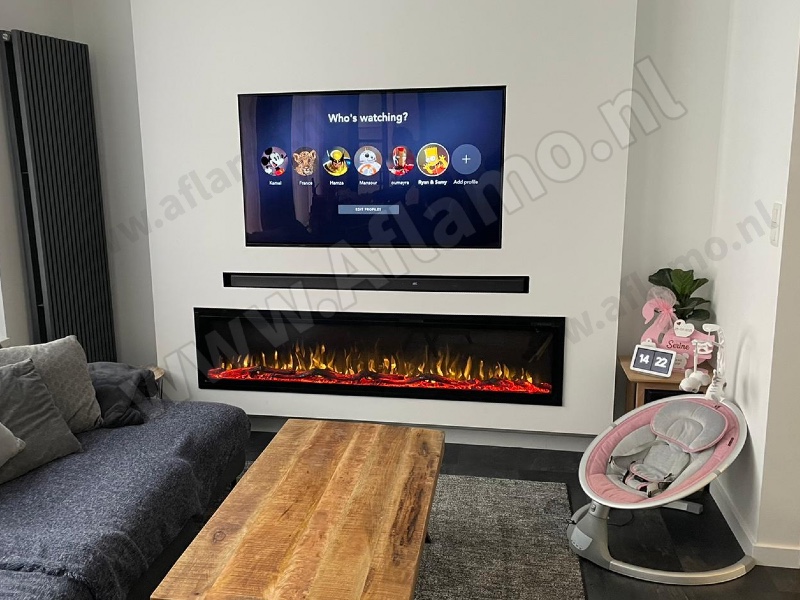 Elektrische haard 165cm - Aflamo Royal Paris 65