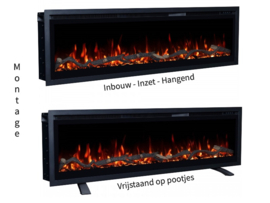 Relax 60 - 152cm elektrische haard