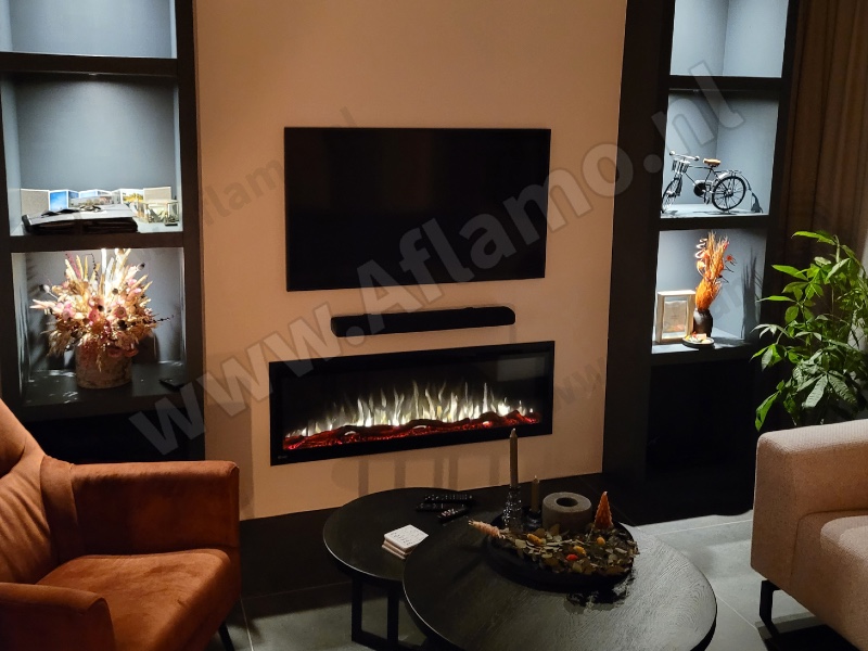 Elektrische haard 126cm - Aflamo Royal Paris 50