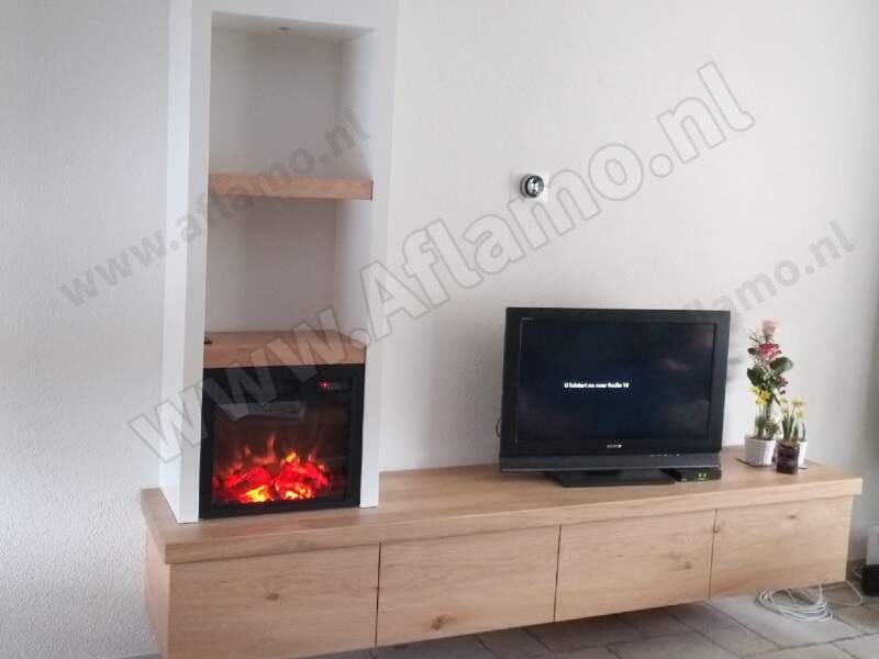 Elektrische inbouwhaard 49 x 43cm - Aflamo LED40