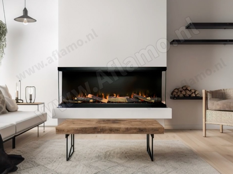 Unique 100 Smart NH - Elektrische driezijdige haard (zonder kachel)