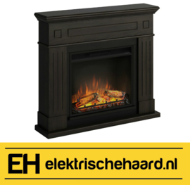 Tagu Larsen wenge - Elektrische haard met schouw