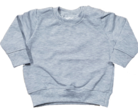 Basic sweater grijs