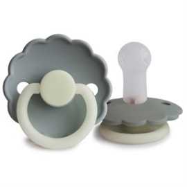 Frigg silicone | Maat 2 | French Gray Daisy Night(Glow in the dark)