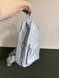 Rugzak blauw met naam