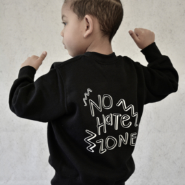 No hate zone sweater