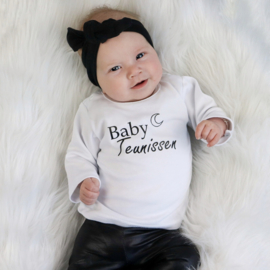 Baby “achternaam” shirt