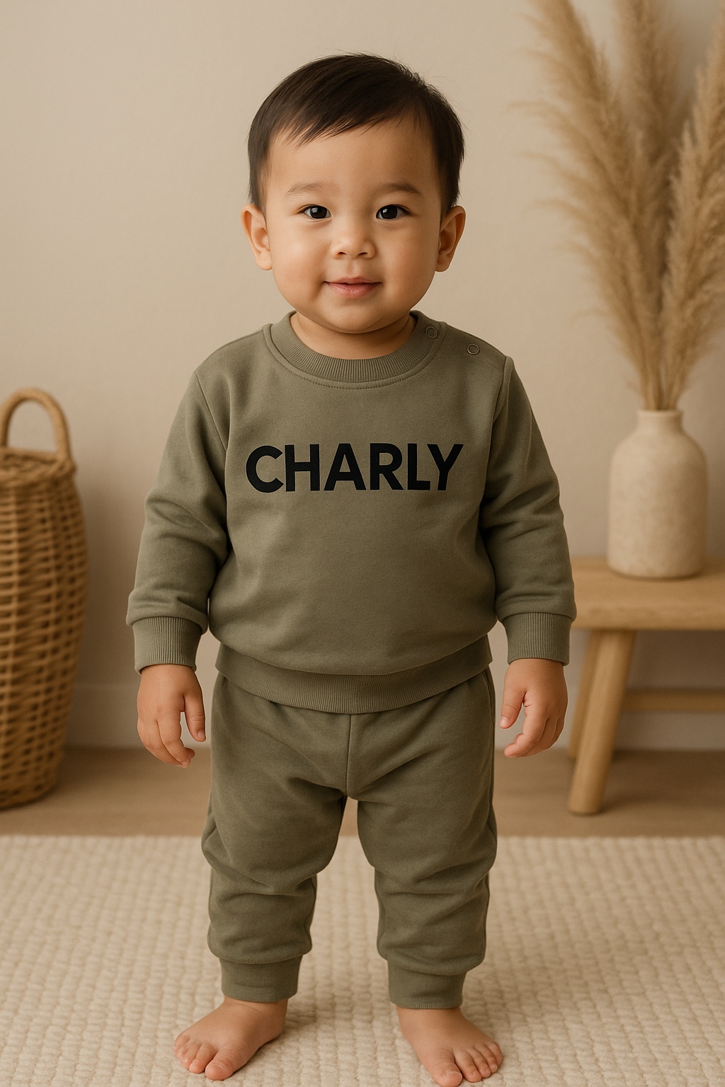 Gepersonaliseerde Pyjama | Army groen