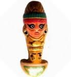 Okarina Flöte Tumi Keramik 12cm Peru