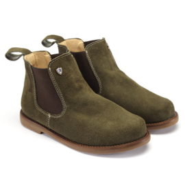 Bambini Chelsea Laars Groen Suede