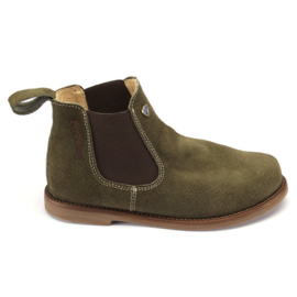 Bambini Chelsea Laars Groen Suede