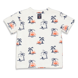 Feetje shirt Sun Chasers AOP offwhite