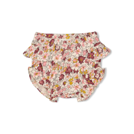 Feetje korte broek WILD FLOWERS AOP roze