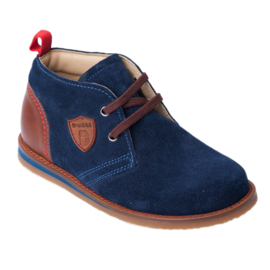 Bambini Kleine Urwis Blauw Suede