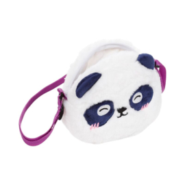 Crossbody knuffel tas panda beer