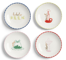 &Klevering Bliss small borden set van 4