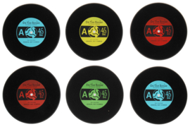 Rex London vinyl record LP onderzetters set
