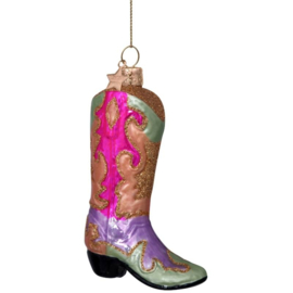Vondels kerst ornament cowboy laars